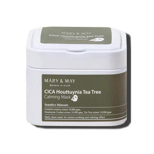 MARY&MAY Cica Houttuynia Tea Tree Calming Mask 30pcs - 400g - HomeSkin