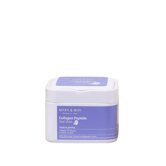 MARY&MAY Collagen Peptide Vital Mask 30pcs - 400g - Set 30 maschere viso