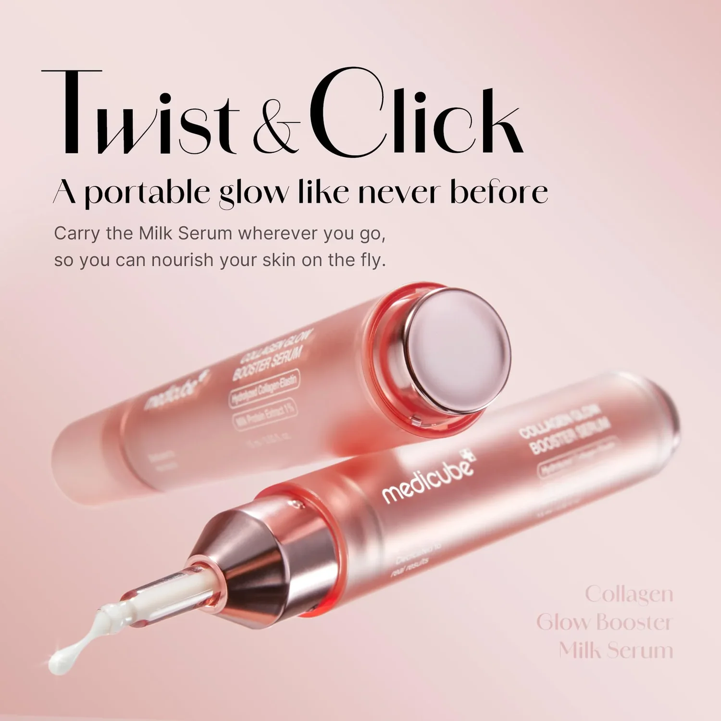 MEDICUBE Collagen Glow Booster Serum, 15ml - Siero viso booster al collagene