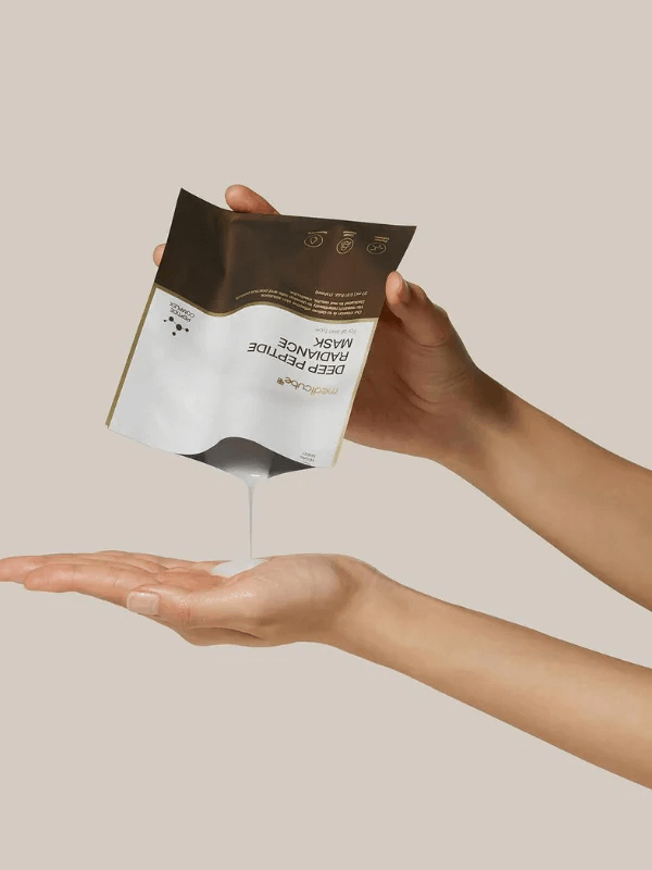 MEDICUBE Deep Peptide Radiance Mask 27ml - Maschera illuminante ai peptidi