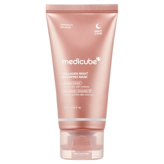 MEDICUBE Collagen Night Wrapping Mask 75ml - Maschera notturna peel off al collagene