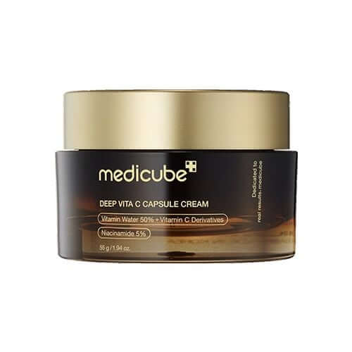 MEDICUBE Deep Vita C Capsule Cream 55g - Crema viso con Vit C incapsulata