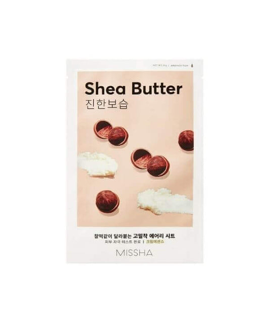 MISSHA Airy Fit Sheet Mask - Shea Butter - 1 foglio - HomeSkin