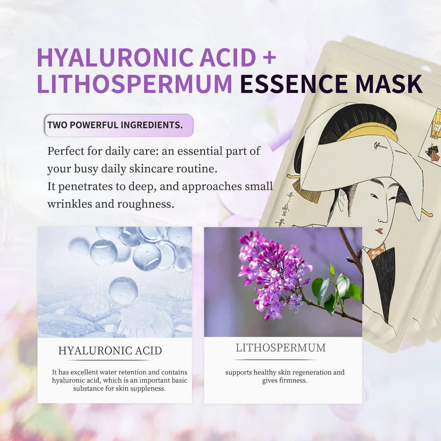 MITOMO Facial Mask Hyaluronic acid + Lithospermum 26g