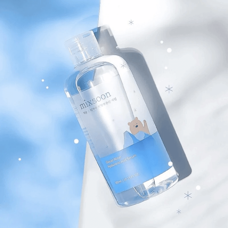 MIXSOON Glacier Water Hyaluronic Acid Serum 300ml - Siero idratante con acido ialuronico