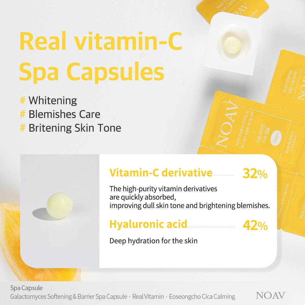 NOAV Real Vitamin Spa Capsule 31mgx7EA - Capsule viso coreane illuminanti