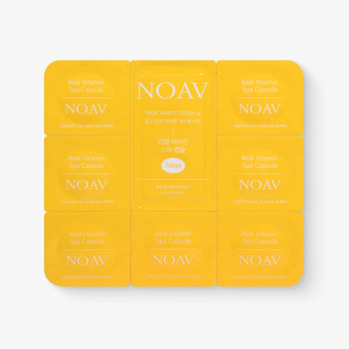 NOAV Real Vitamin Spa Capsule 31mgx7EA - Capsule viso coreane illuminanti