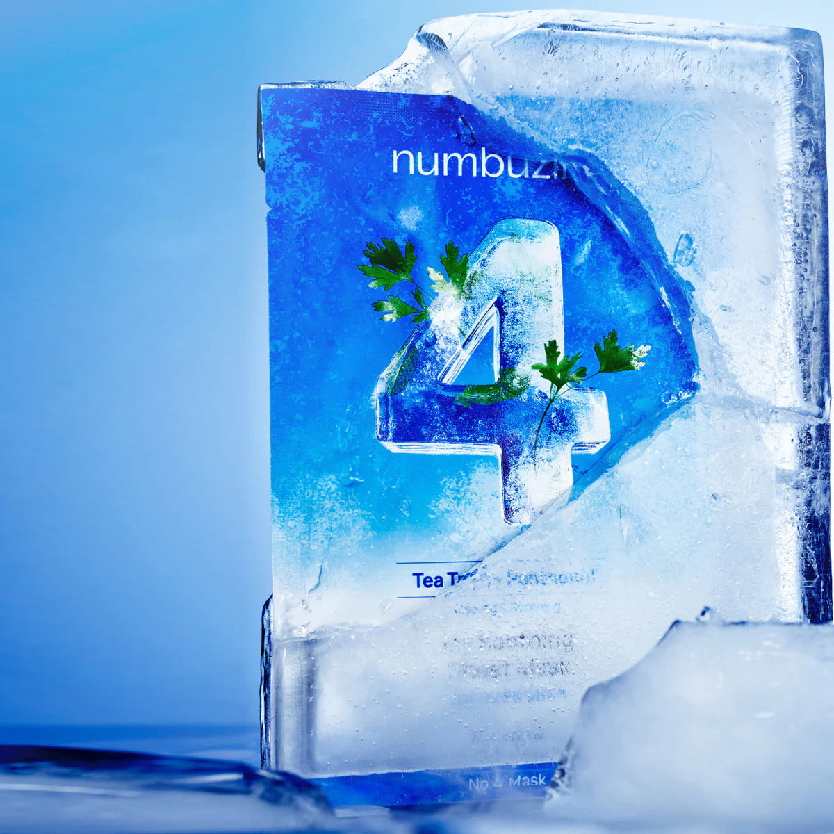 NUMBUZIN No.4 Icy Soothing Sheet Mask 27g - Maschera viso coreana rinfrescante