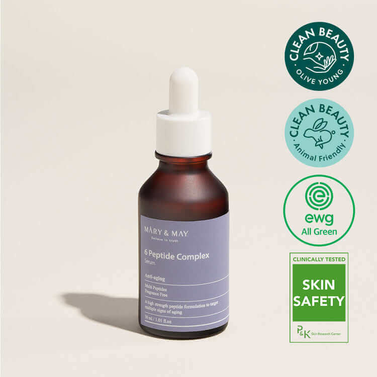 MARY&MAY 6 Peptide Complex Serum - 30ml - HomeSkin