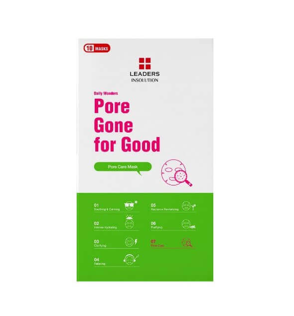 LEADERS Daily Wonders Pore Gone For Good Pore Care Mask - 1 foglio - HomeSkin