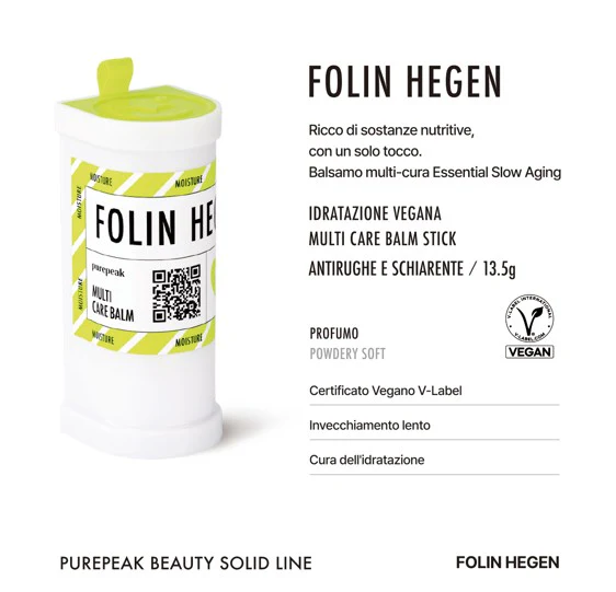 PUREPEAK Folin Hegen 13,5g - Balsamo idratante multiuso