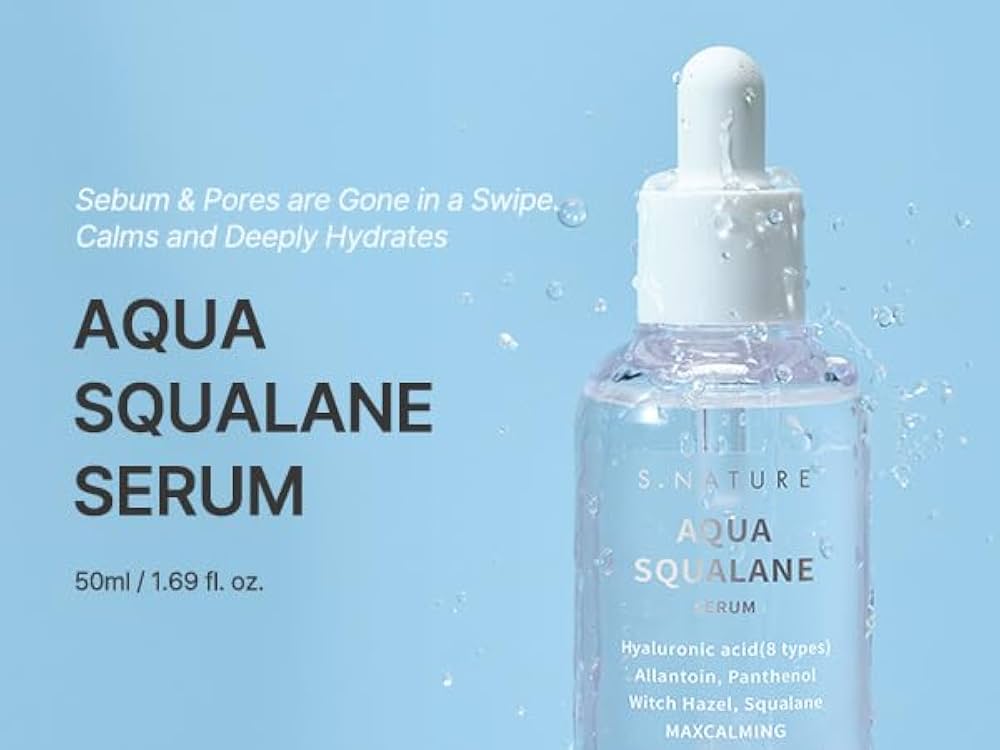 S.NATURE Aqua Squalane Serum 30ml - Siero viso idratante con squalane