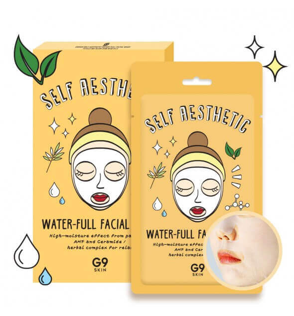 G9SKIN Self Aesthetic Waterful Facial Mask - 1 foglio - HomeSkin