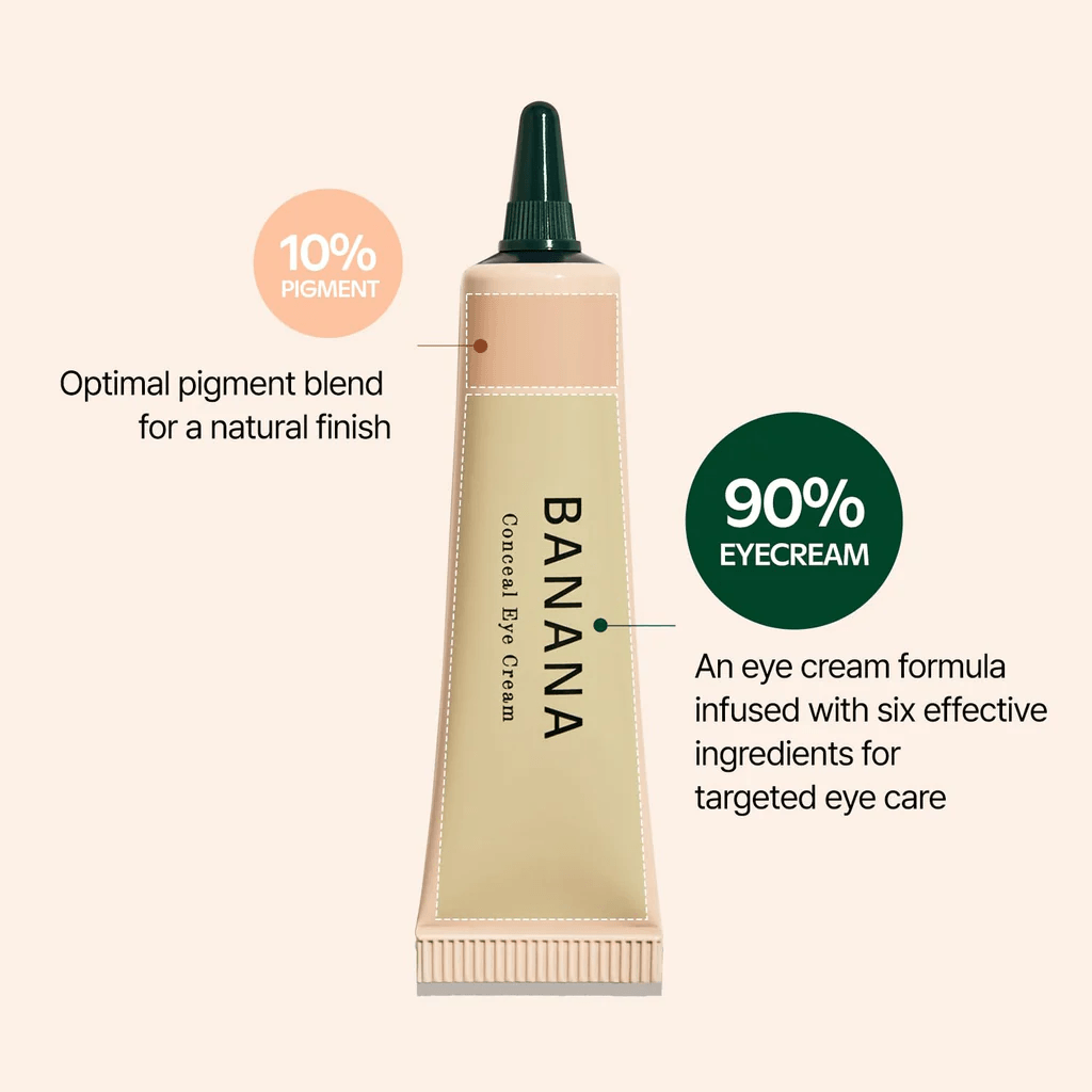 SHAISHAISHAI Banana Conceal Eye Cream 15ml - Contorno occhi illuminante