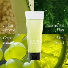 SHAISHAISHAI Green Papaya pH Balanced Cleanser 150ml - Detergente viso con papaya