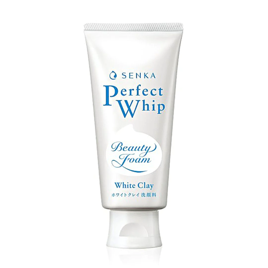 SHISEIDO Senka Perfect White Clay Cleansing Foam 120g - Detergete schiumoso viso