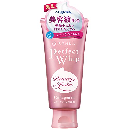 SHIESEIDO Senka Perfect Whip Collagen In Cleansing Foam 120g - Detergente schiumoso con Collagene