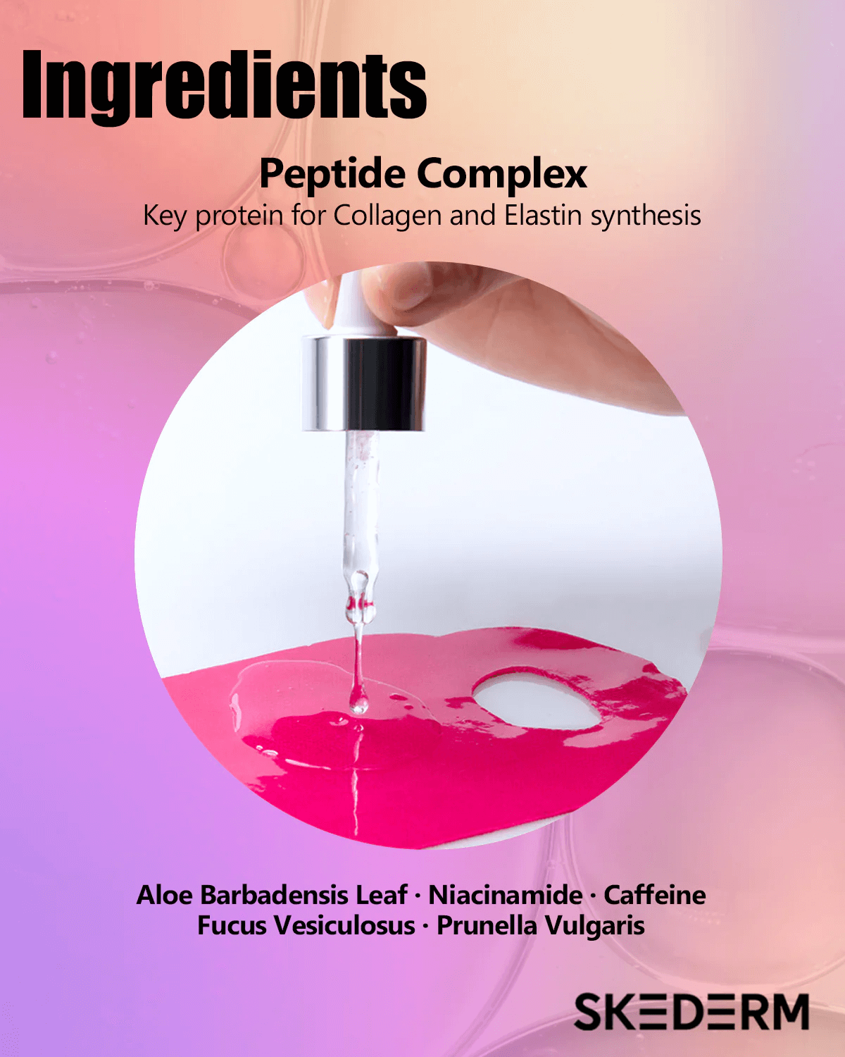 SKEDERM Lifting Patch Peptide 10g 1pz- Patch liftante a V per mento con peptidi