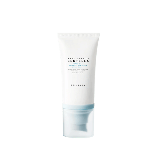 SKIN1004 Madagascar Hyalu-Cica Water-Fit Sun Serum 50ml - Protezione solare ampio spettro texture leggera