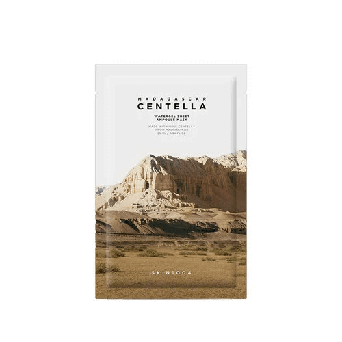 SKIN1004 Madagascar Centella Watergel Sheet Ampoule Mask 25ml - Maschera viso in tessuto alla centella