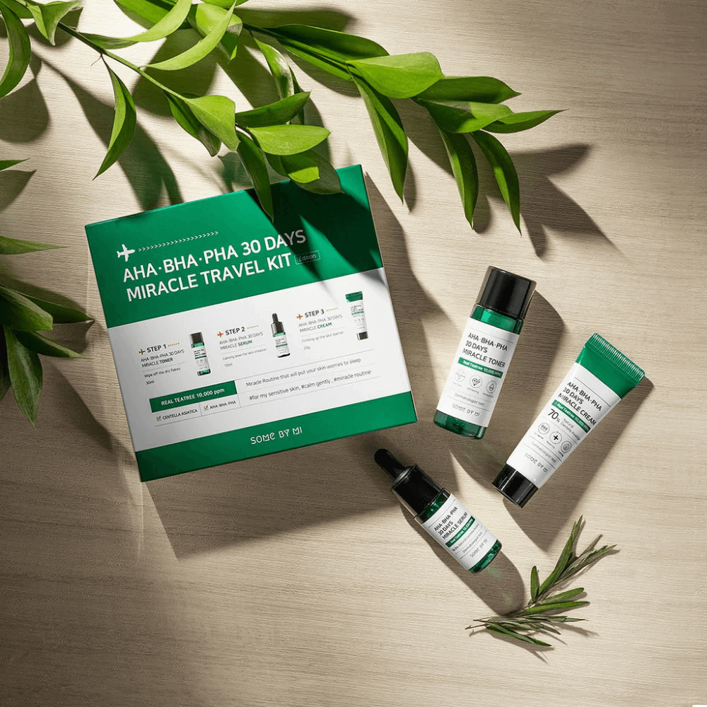 SOME BY MI AHA/BHA/PHA 30 Days Miracle Travel Kit 3pc - Kit skincare anti-imperfezioni