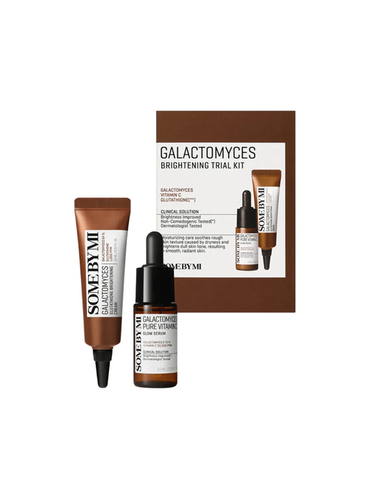 SOME BY MI Galactomyces Brightening Trial Kit 2pcs 20ml - Set minisize siero e crema viso ai galattomiceti