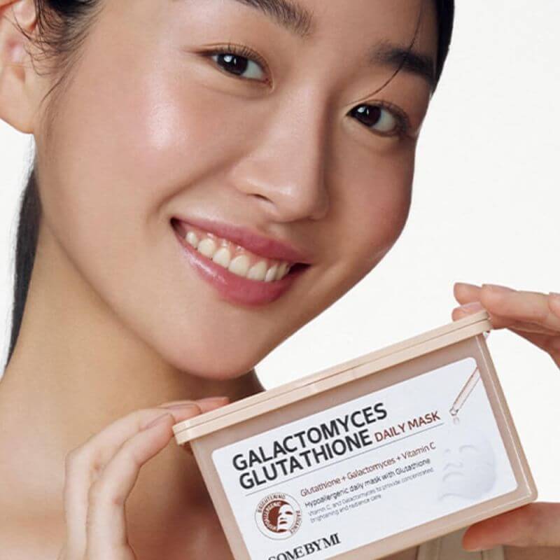 SOME BY MI Galactomyces Glutathione Daily Mask 30pc - Box maschere viso con Glutatione e galattomiceti