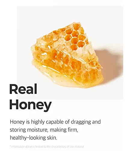 SOME BY MI Real Honey Luminous Care Mask 20g - Maschera viso di tessuto illuminante al miele