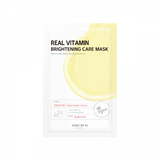 SOME BY MI Real Vitamin Brightening Care Mask 20g - Maschera viso di tessuto