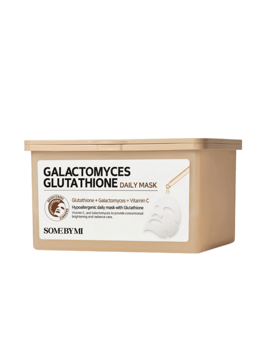 SOME BY MI Galactomyces Glutathione Daily Mask 30pc - Box maschere viso con Glutatione e galattomiceti