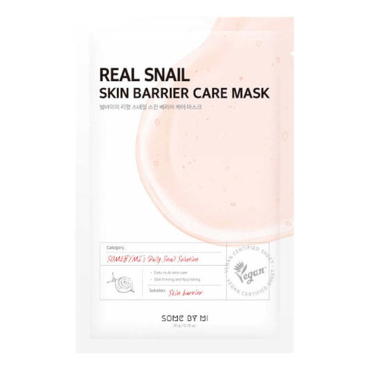 SOME BY MI Real Snail Skin Barrier Care Mask 20g - Maschera viso di tessuto