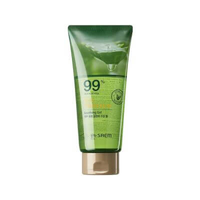 THE SAEM Jeju Fresh Aloe Soothing Gel 99%  Tube 300ml - Gel aloe vera viso e corpo