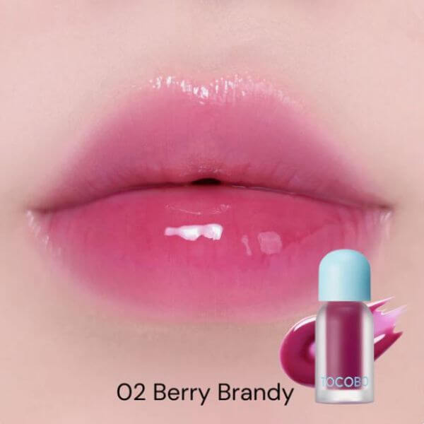 TOCOBO Juicy Berry Plumping Lip Oil 02 Berry Brandy 4g - olio labbra volumizzante