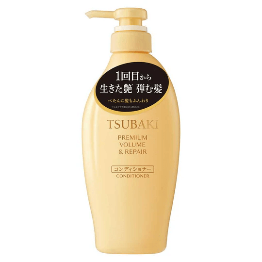 SHISEIDO TSUBAKI Premium & Volume Repair Conditioner 450ml - Balsamo per capelli con olio di camelia