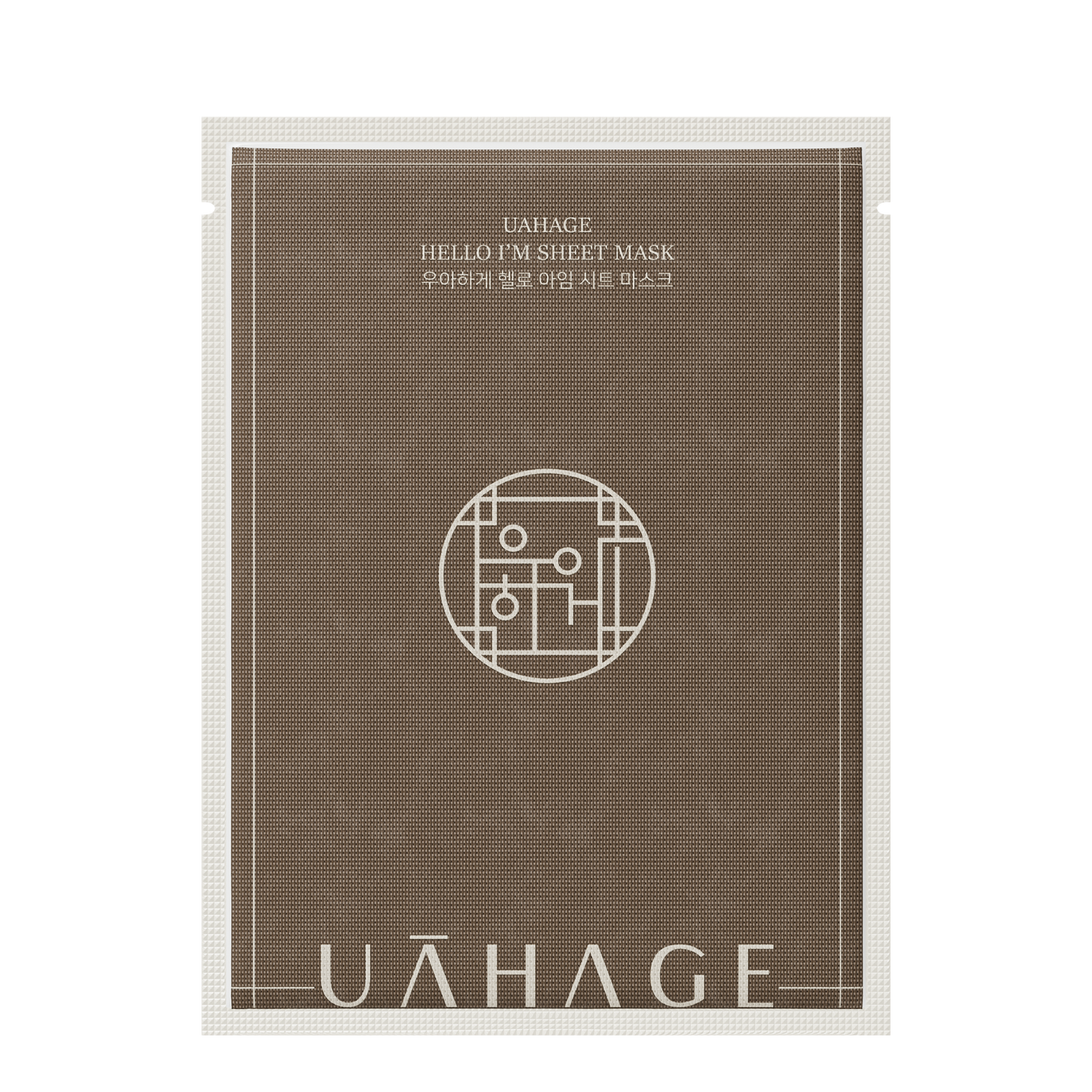 UAHAGE Hello I'm Sheet Mask 25ml - maschera viso coreana idratante