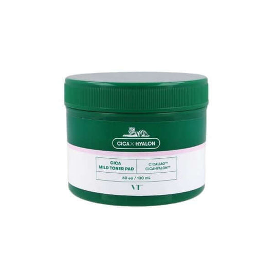 VT COSMETICS Cica Mild Toner Pad 60ea 130ml - Pad esfolianti e lenitivi
