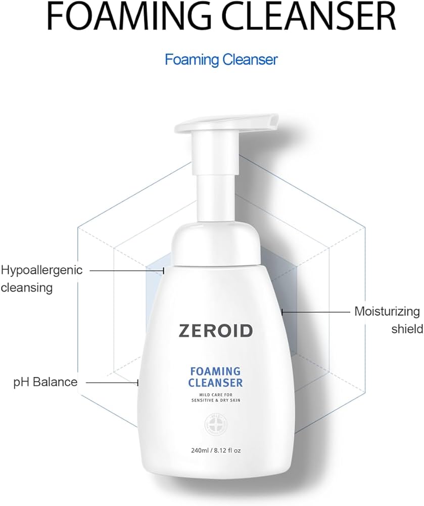 ZEROID Foaming Cleanser 240ml - Detergente foam coreano